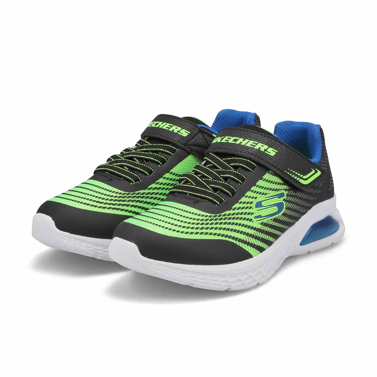 Baskets MICROSPEC MAX 2.0, noir/bleu/lime, garçons