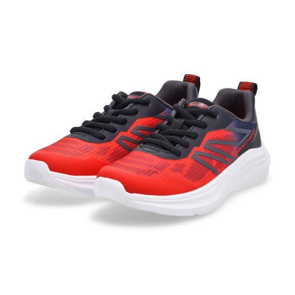 Boys'  Microspec Velocity-Zromic Sneaker - Red/Bla