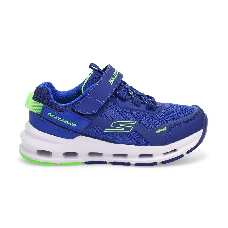 Boys' Glide Step Plus- Flux Blast Sneaker - Blue/L