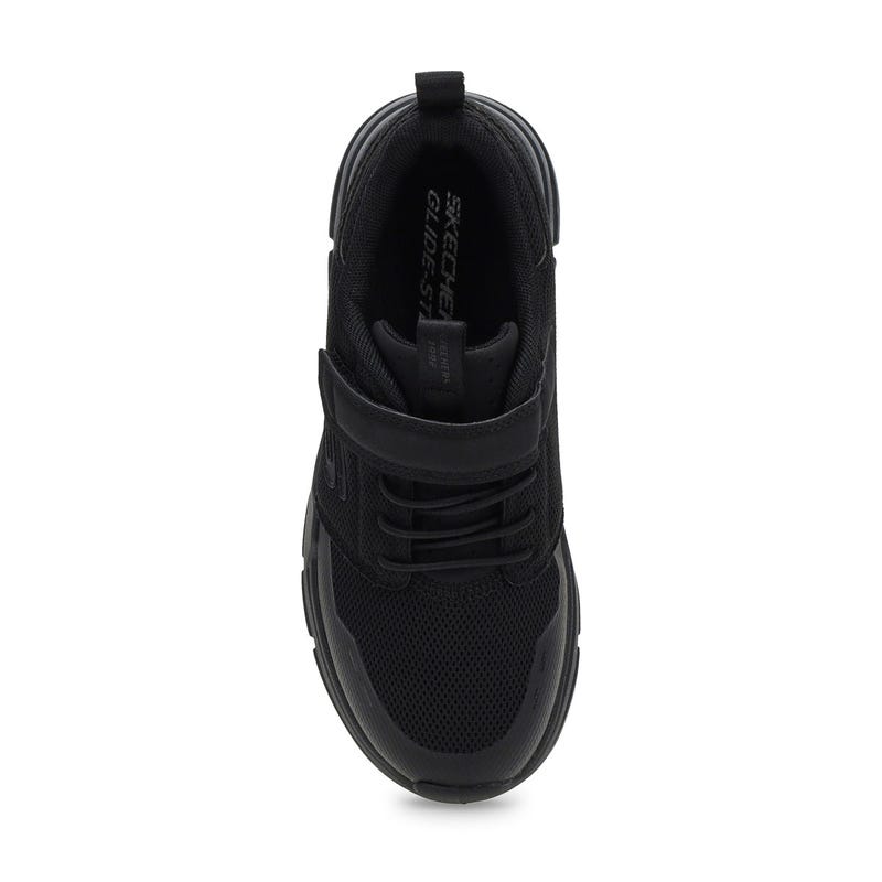 Boys' Glide Step Flow Sneaker - Black/Black