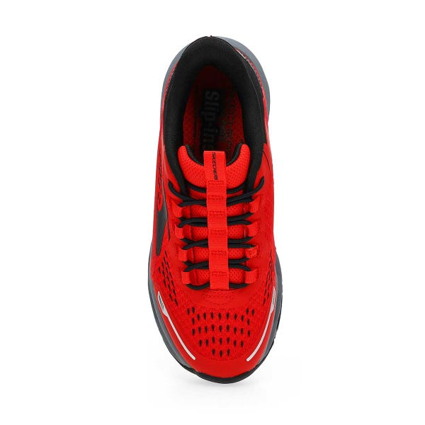 Baskets à enfiler GLIDE STEP PLUS - VISTA LANE SLIP-INS, rouge/noir, garçons