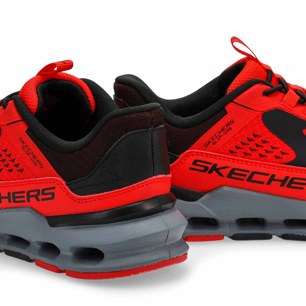 Baskets à enfiler GLIDE STEP PLUS - VISTA LANE SLIP-INS, rouge/noir, garçons