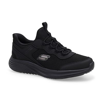 Espadrilles garçon Bounder Pro à enfiler - Noir/Noir