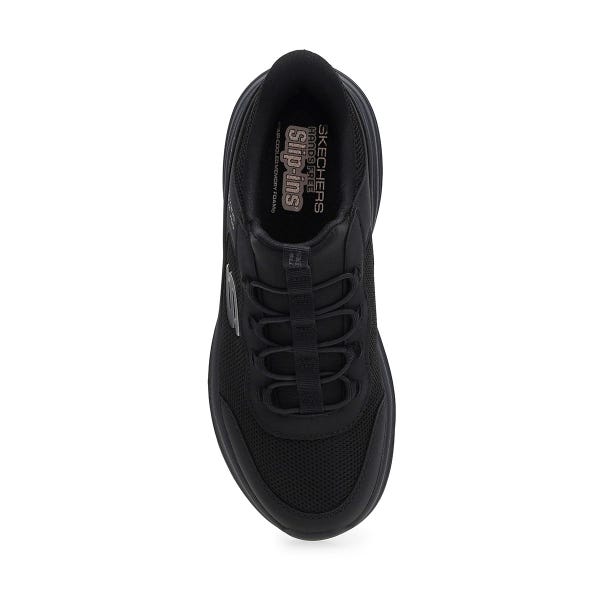 Espadrilles garçon à enfiler Bounder Pro - Noir/Noir