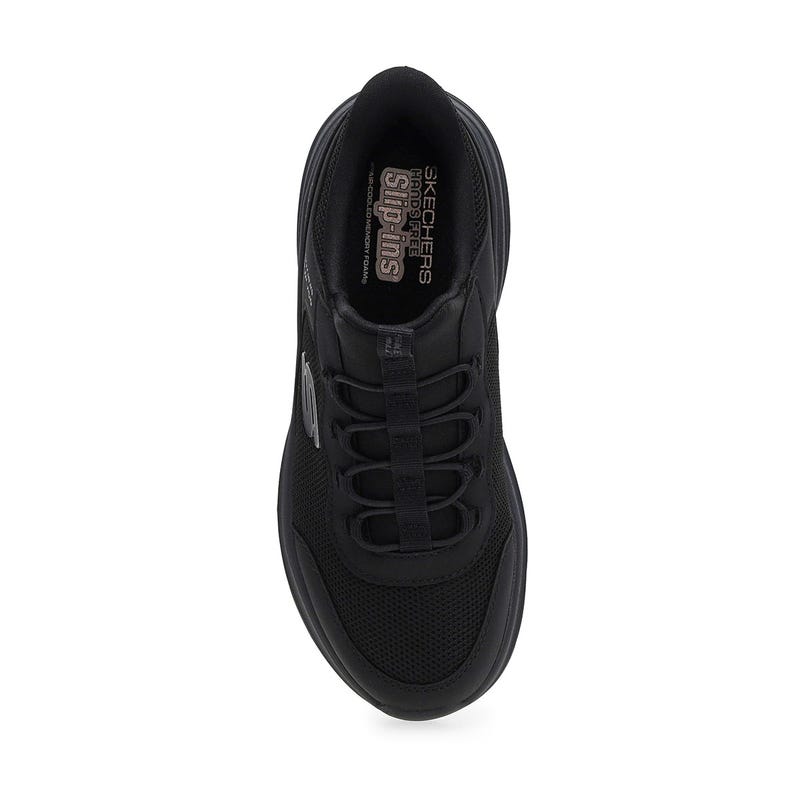 Espadrilles garçon à enfiler Bounder Pro - Noir/Noir