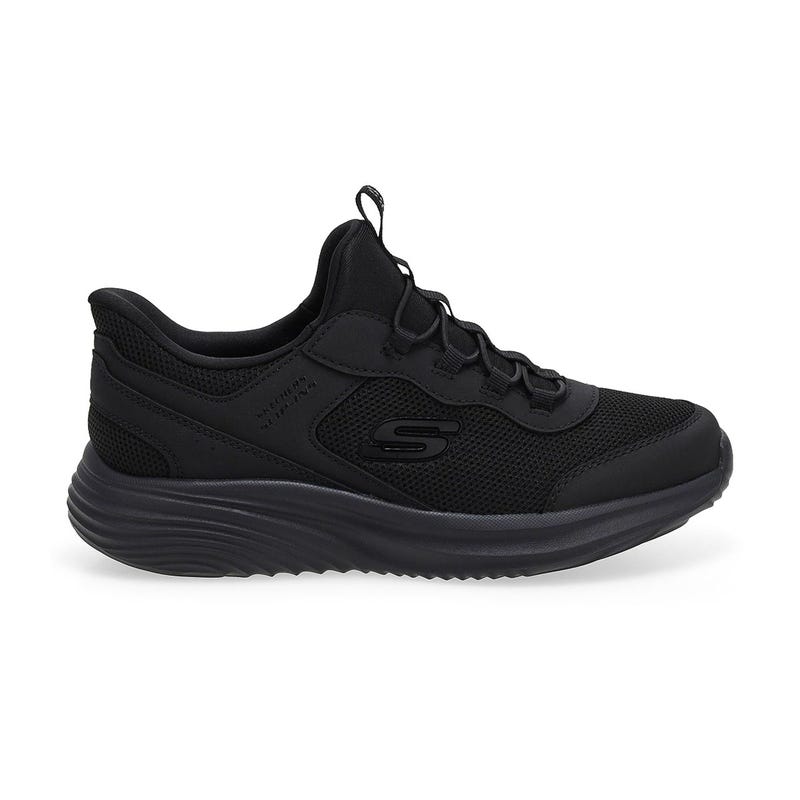 Espadrilles garçon à enfiler Bounder Pro - Noir/Noir