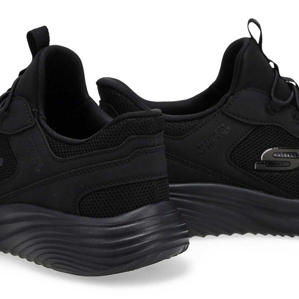 Espadrilles garçon à enfiler Bounder Pro - Noir/Noir