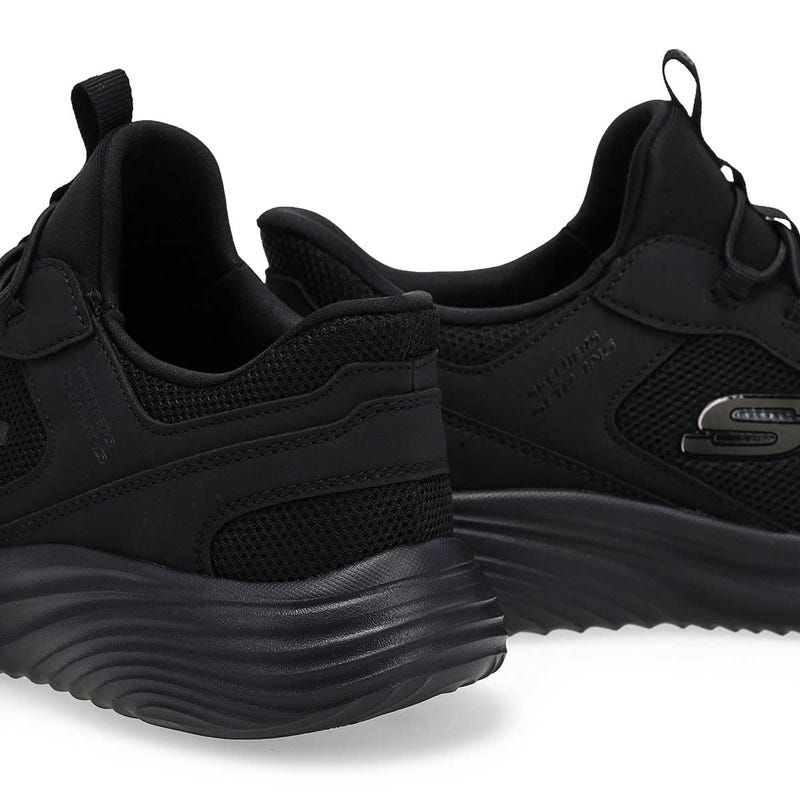 Espadrilles garçon à enfiler Bounder Pro - Noir/Noir