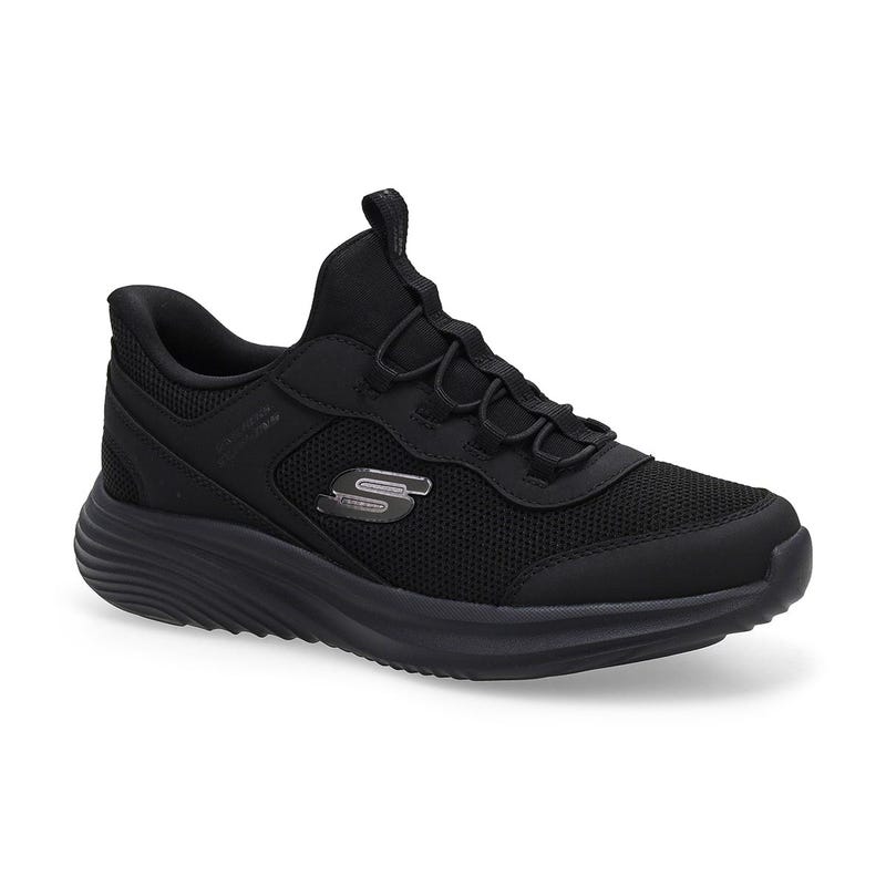 Espadrilles garçon à enfiler Bounder Pro - Noir/Noir