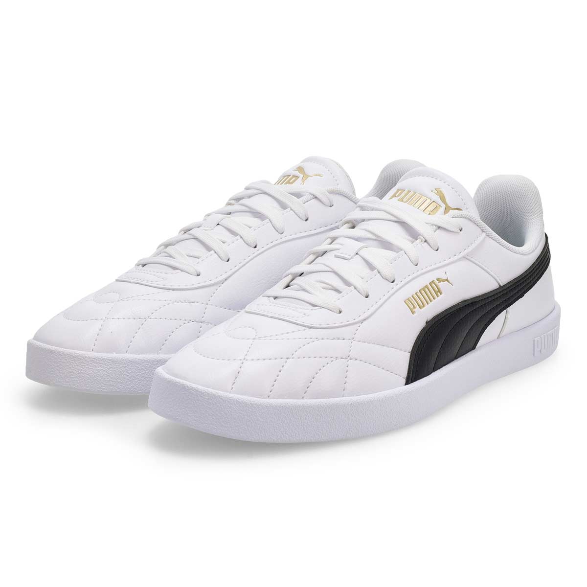 Men's Club II Indoor Lace Up Sneaker - White/ Blac