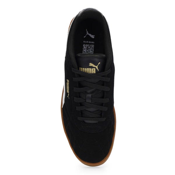 Men's Club II Indoor SD Lace Up Sneaker - Black/Gold Gum