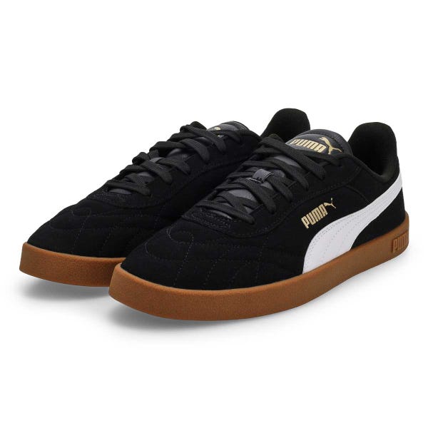 Men's Club II Indoor SD Lace Up Sneaker - Black/Gold Gum