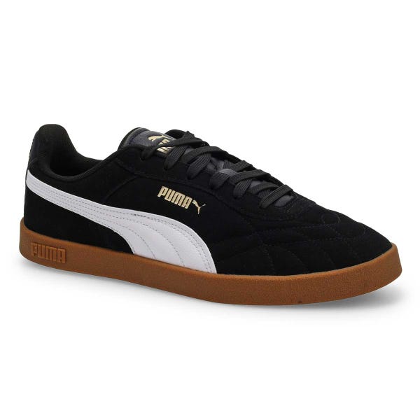 Men's Club II Indoor SD Lace Up Sneaker - Black/Gold Gum