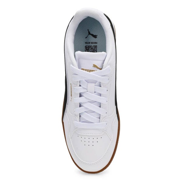 Women's K-Moda Lace Up Sneaker - White/Black/Gum