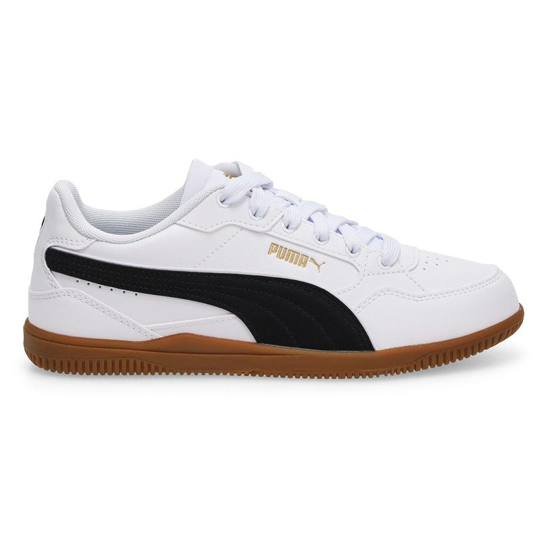 Women's K-Moda Lace Up Sneaker - White/Black/Gum