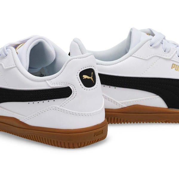 Women's K-Moda Lace Up Sneaker - White/Black/Gum