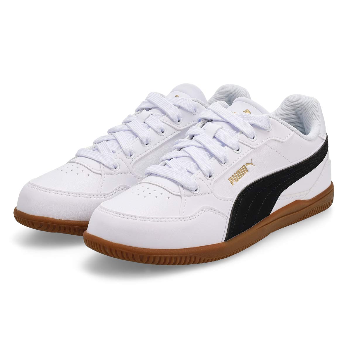 Women's K-Moda Lace Up Sneaker - White/Black/Gum