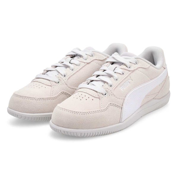 Women's  K-Moda SD Lace Up Sneaker - Feather Gray/White/Silver