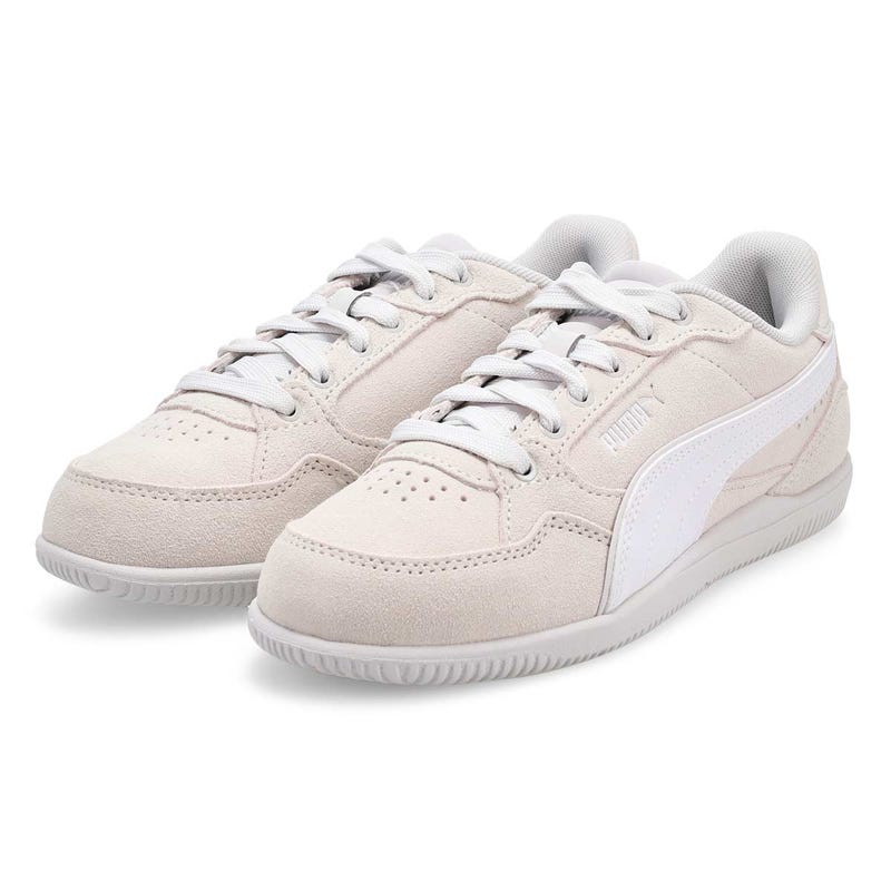 Women's  K-Moda SD Lace Up Sneaker - Feather Gray/White/Silver