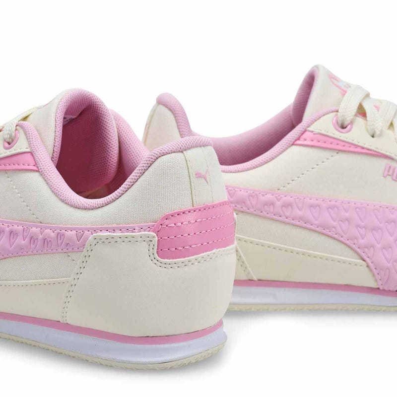 Baskets à profil bas BELLA DONNA WITH LOVE, ivoire givré/rose perle, femmes