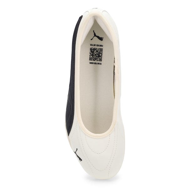 Espadrille ballerine Puma Catch Soleil pour femmes - Blanc chaud/Noir