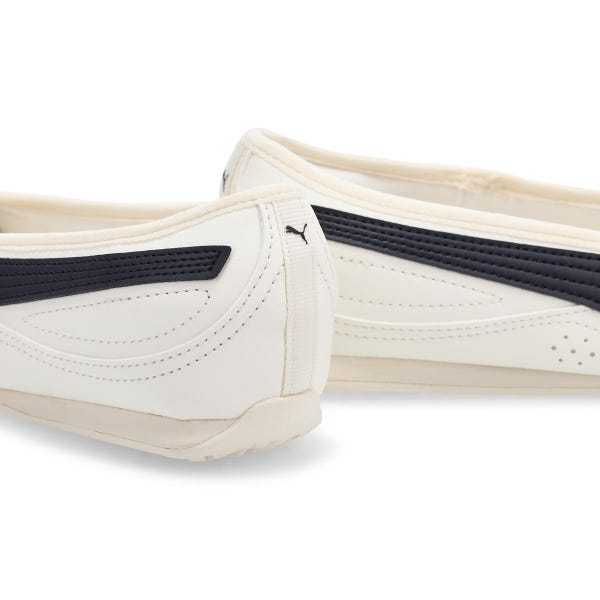 Espadrille ballerine Puma Catch Soleil pour femmes - Blanc chaud/Noir