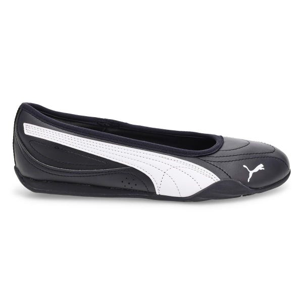 Ballerine espadrille femme Catch Soleil - Noir/Blanc