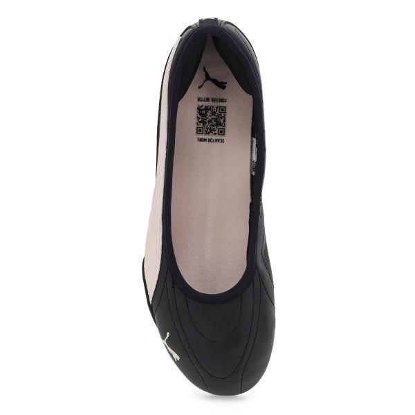 Women's Catch Soleil Ballerina Sneaker - Black/Jasmine Flower