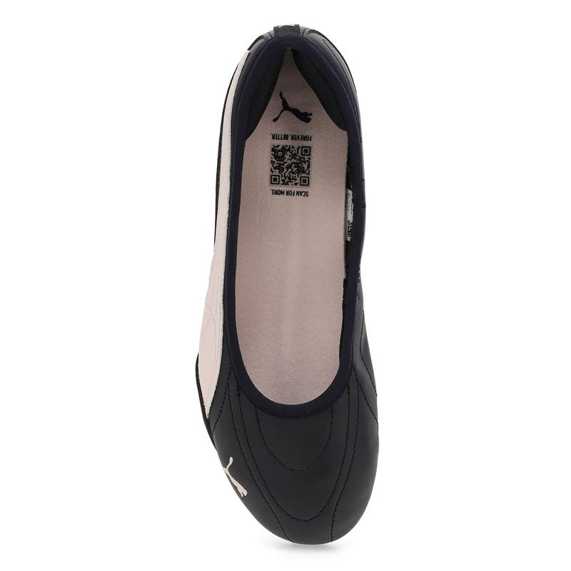 Women's Catch Soleil Ballerina Sneaker - Black/Jasmine Flower
