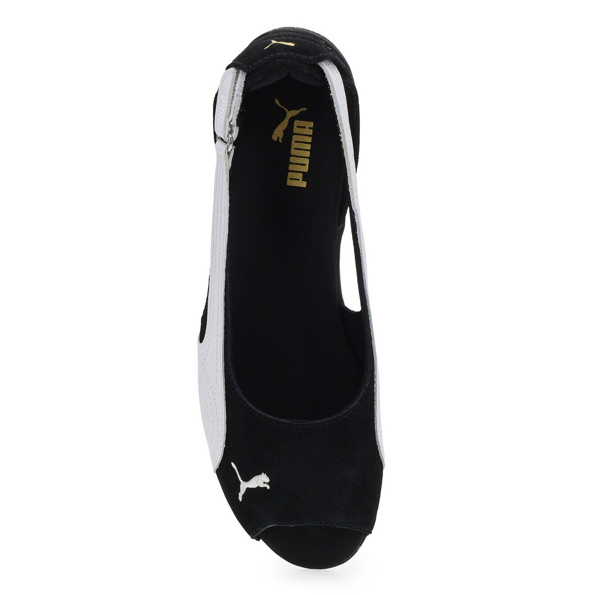 Sandale à profil bas SPEEDCAT SANDAL, noir/blanc, femmes