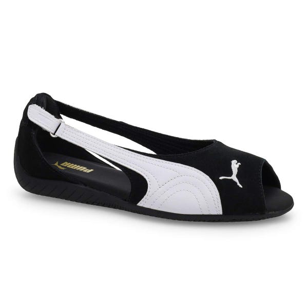 Women's Speedcat Low Profile Sandal - Black/White
