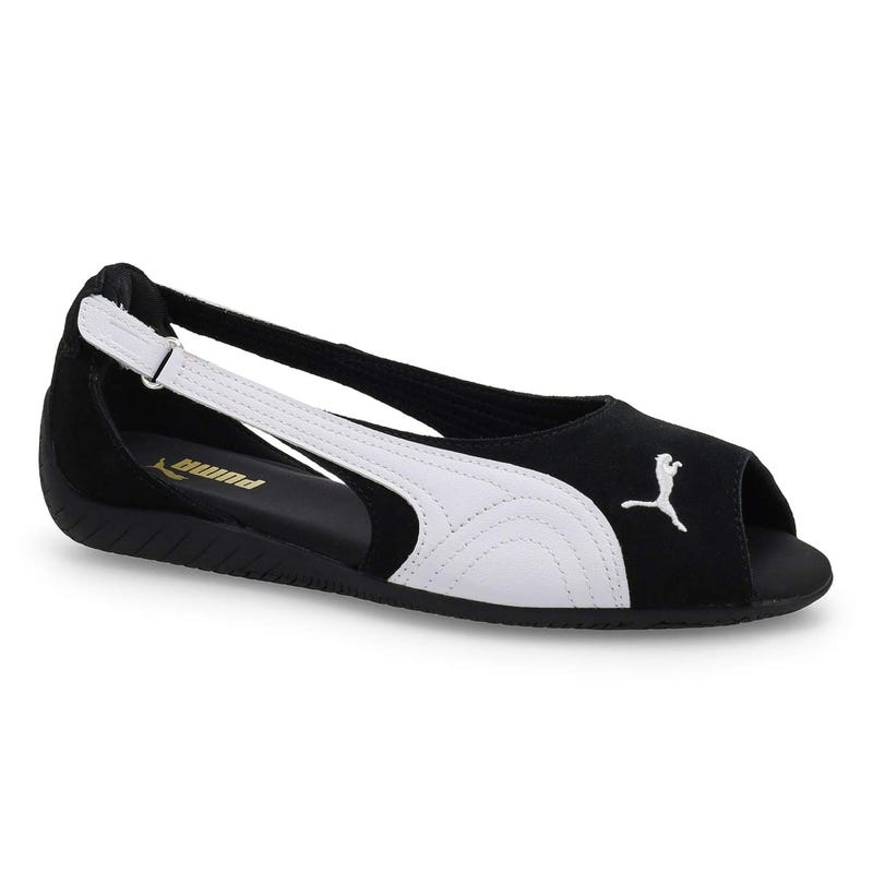 Women's Speedcat Low Profile Sandal - Black/White