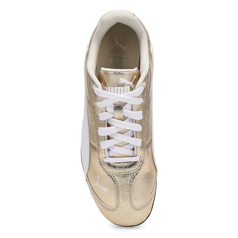 Women's  Replicatch Metallic Whisper Lace Up Sneaker - Gold/White