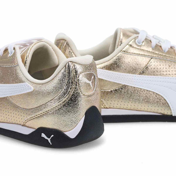 Women's  Replicatch Metallic Whisper Lace Up Sneaker - Gold/White