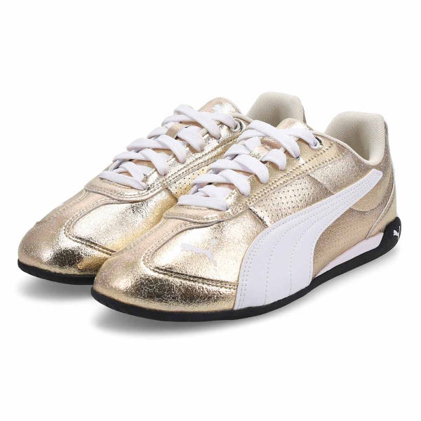 Women's  Replicatch Metallic Whisper Lace Up Sneaker - Gold/White