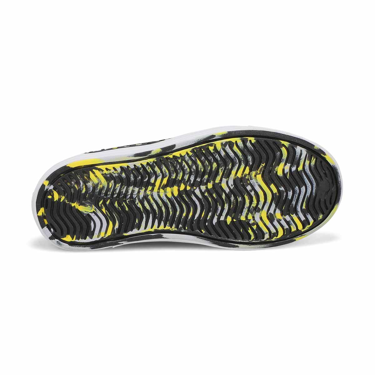 Boys' Guzman Steps Solar Surge Sneaker - Black/Yellow