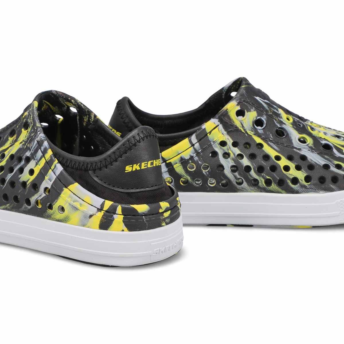 Boys' Guzman Steps Solar Surge Sneaker - Black/Yellow