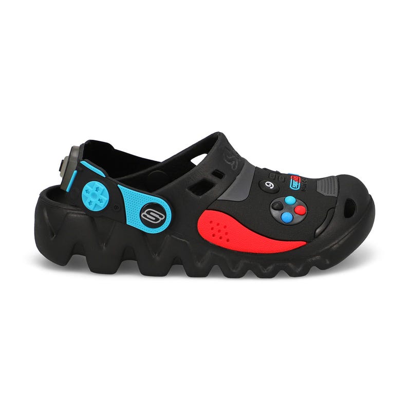 Boys'  Foamies: Zaggle - Hydo-Pointz Clog - Black/Multi