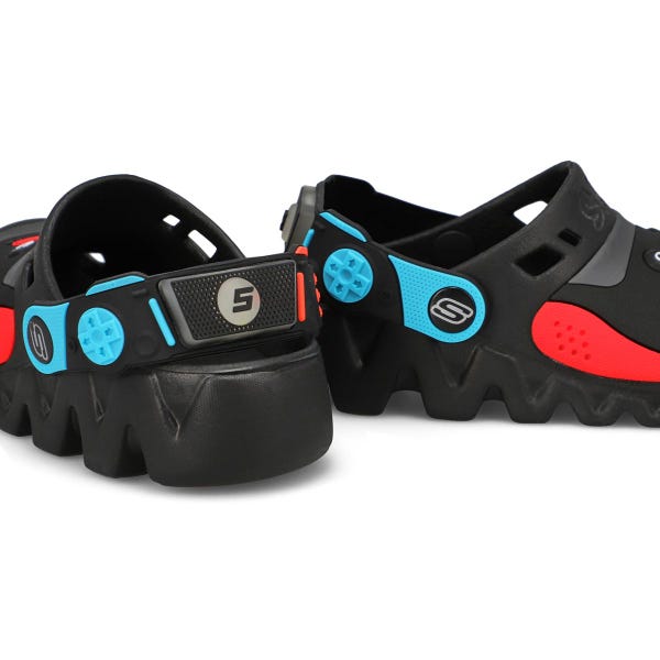 Boys'  Foamies: Zaggle - Hydo-Pointz Clog - Black/Multi