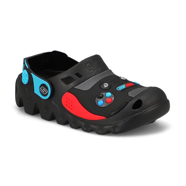 Boys'  Foamies: Zaggle - Hydo-Pointz Clog - Black/Multi