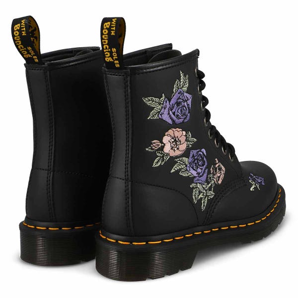 Botte à 8 œillets 1460 VONDA, noir, femmes