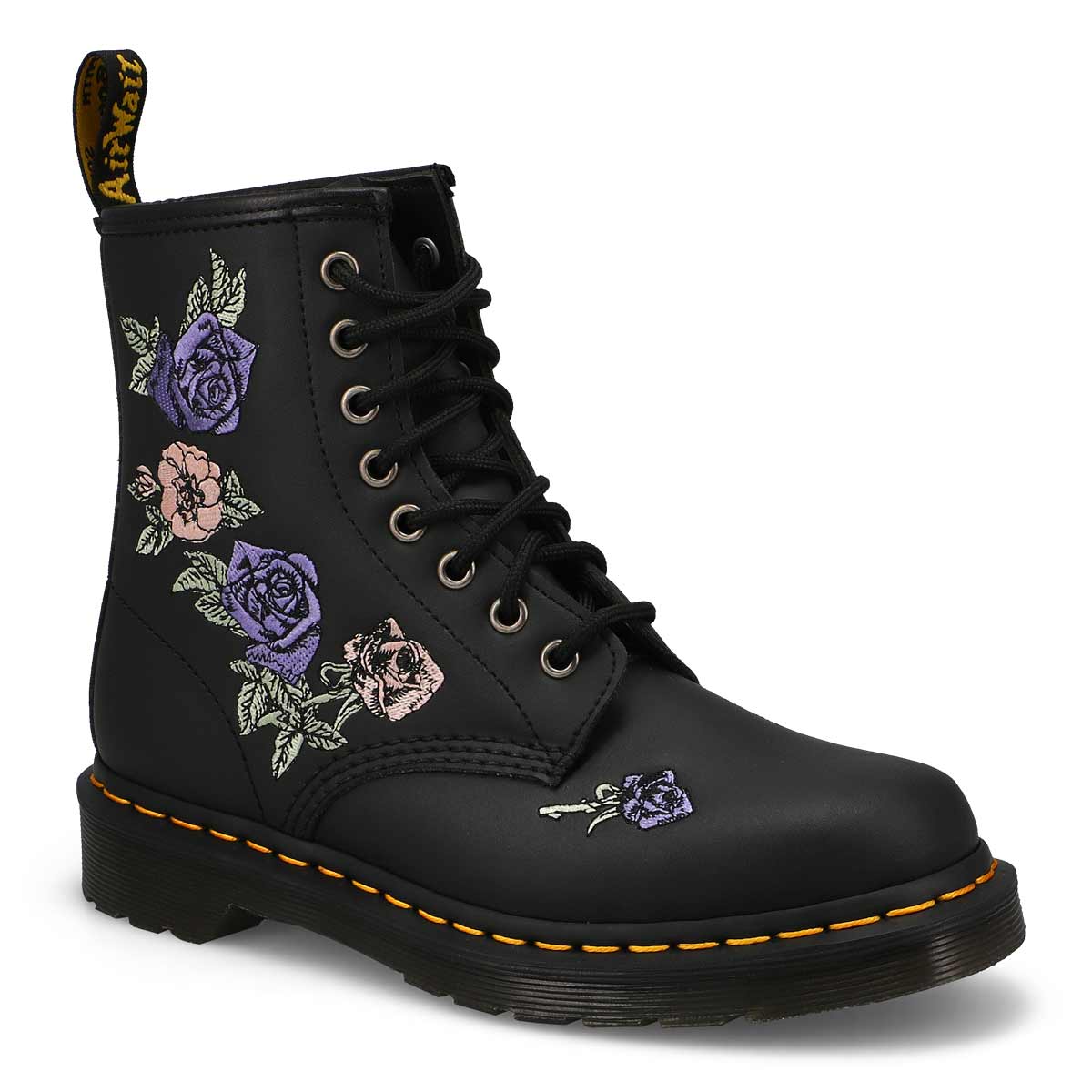 Botte à 8 œillets 1460 VONDA, noir, femmes