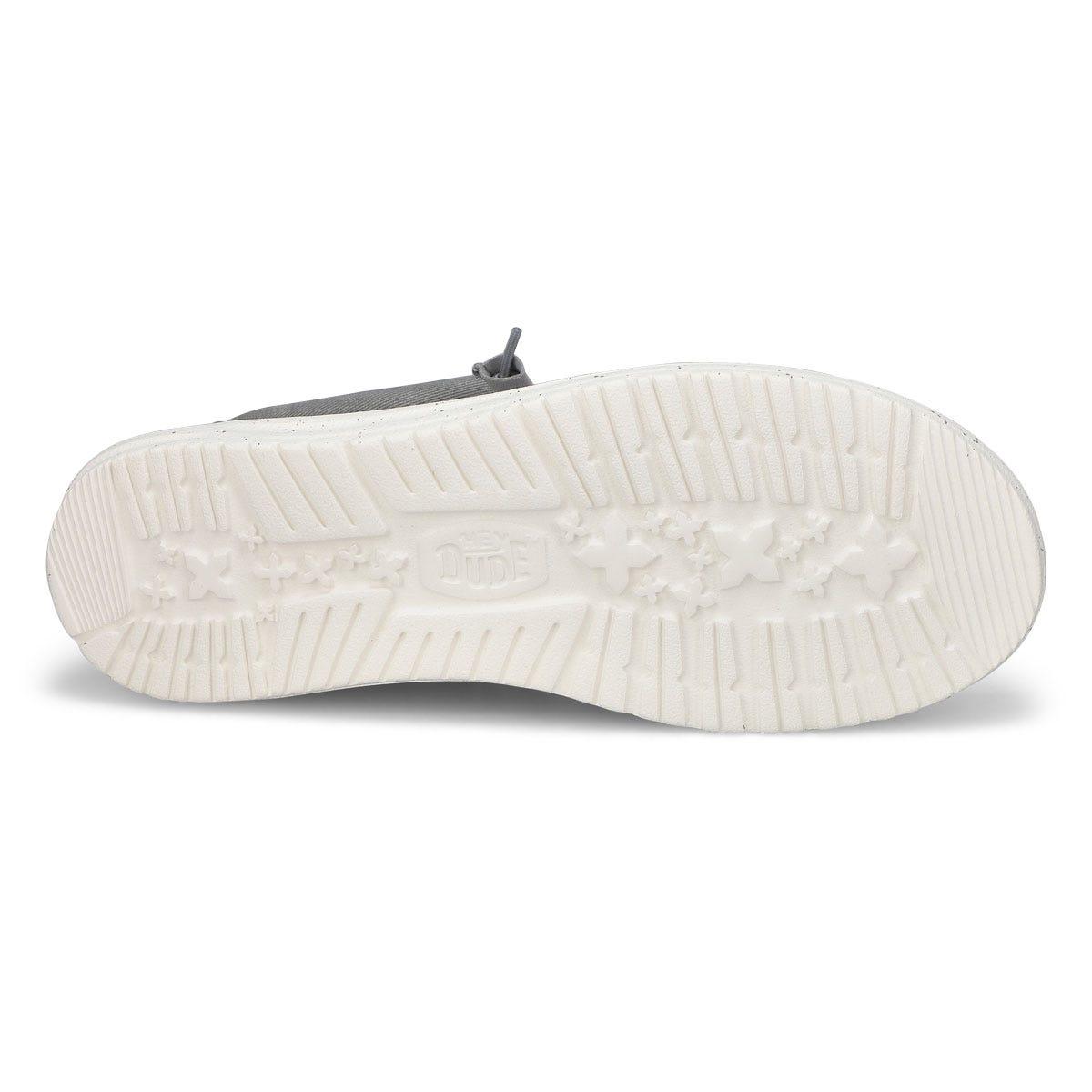 Men's Wally Stretch Canvas Casual Shoe -  Light Grey