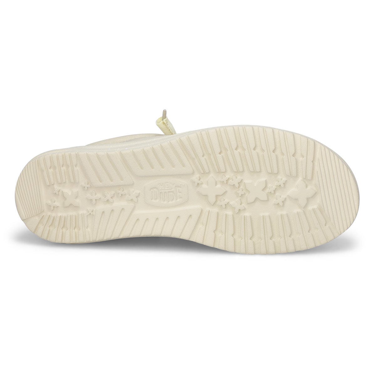 Men's Wally Stretch Canvas Casual Shoe - Stone White