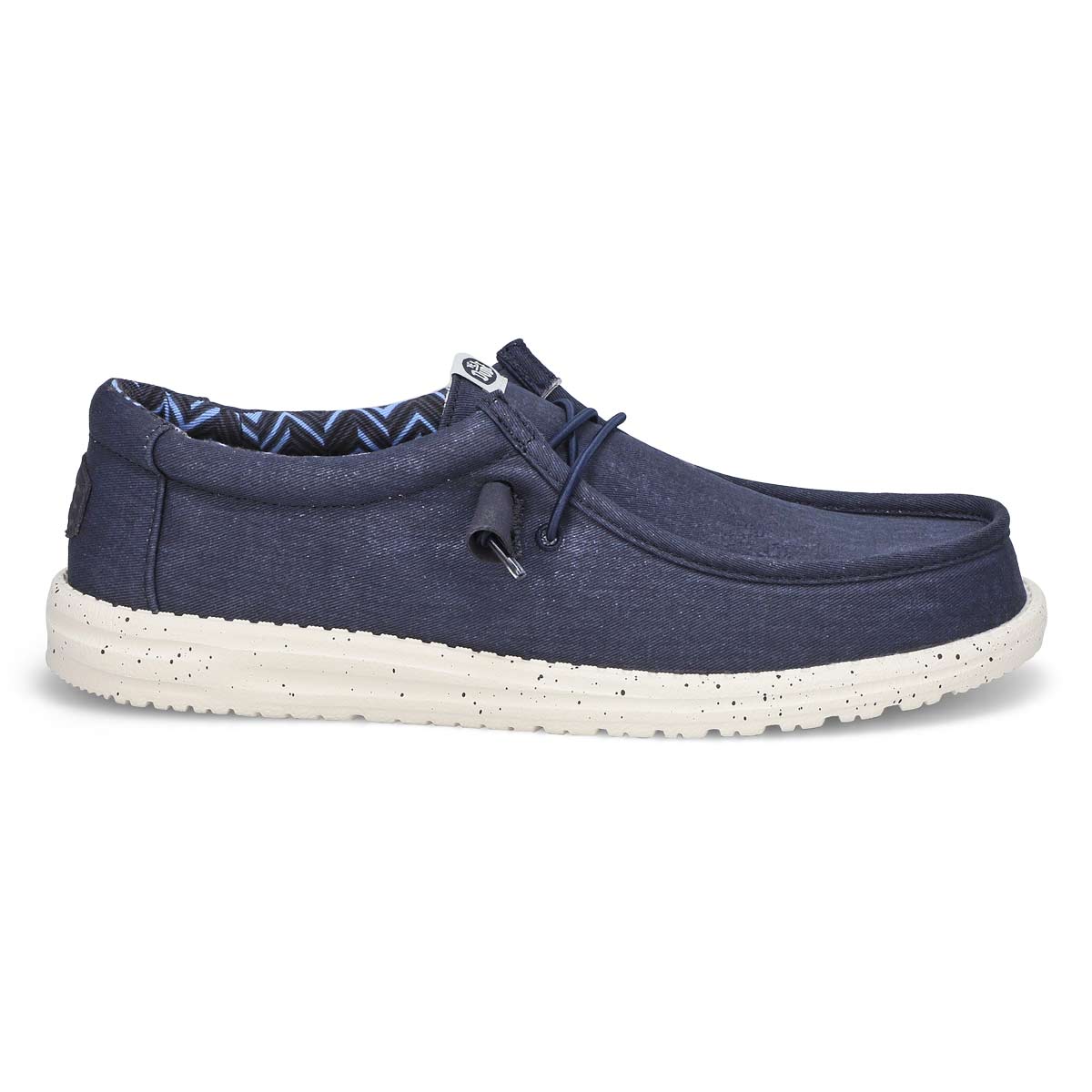 Men's Wally Stretch Canvas Casual Shoe -  Navy