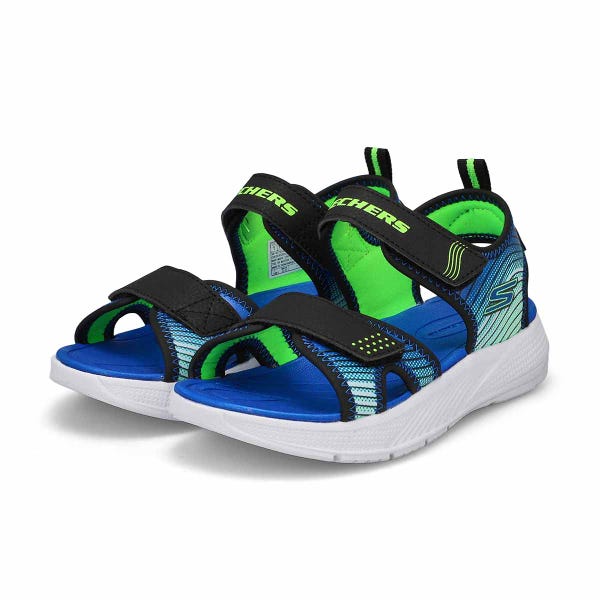 Boys'  Microspec-Splash Sandal - Black/Lime