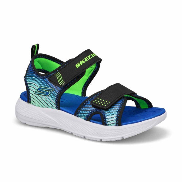 Boys'  Microspec-Splash Sandal - Black/Lime
