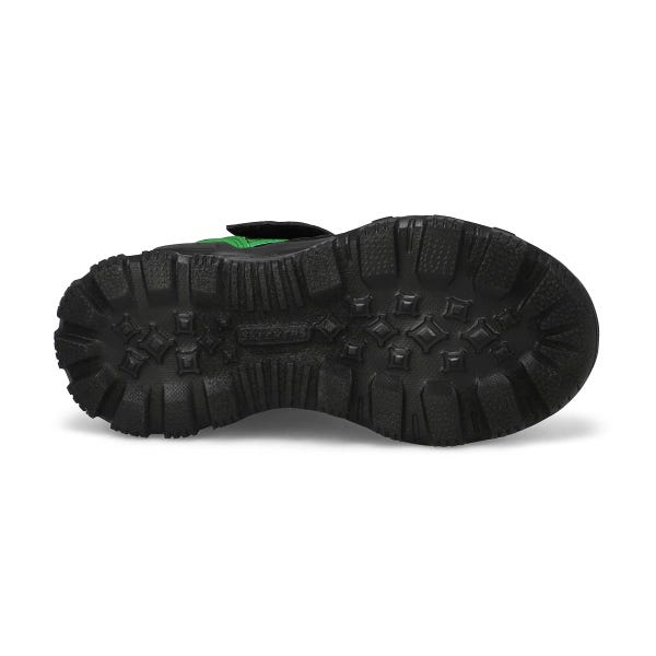 Boys'  Adventure Track Rugged-Brights Light Up Sneaker - Green/Black