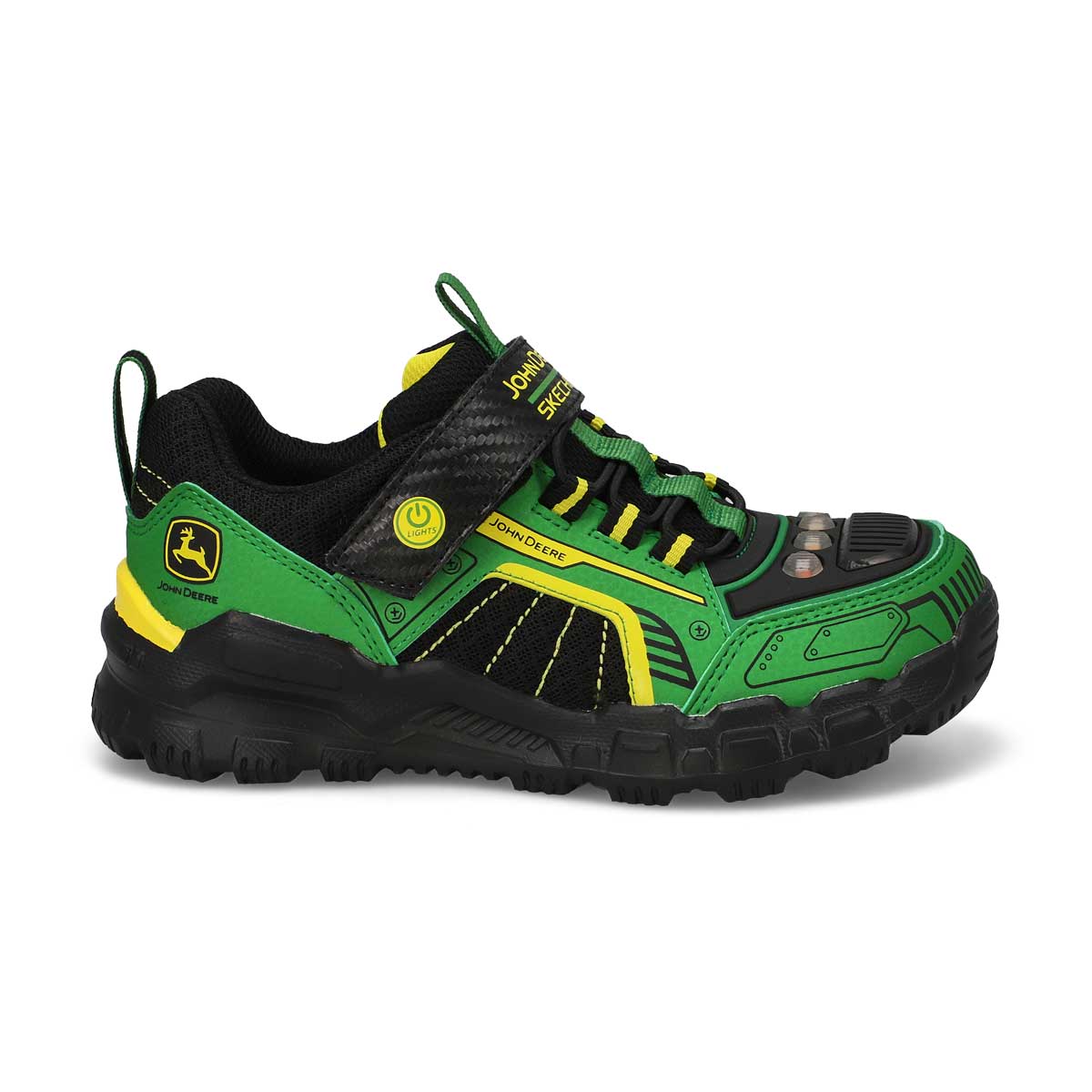 Basket à lumières ADVENTURE TRACK RUGGED-BRIGHTS, vert/noir, garçons