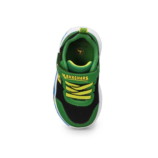 Baskets JOHN DEERE PLAY SCENE - BARN-SQUAD, vert/noir, bébés